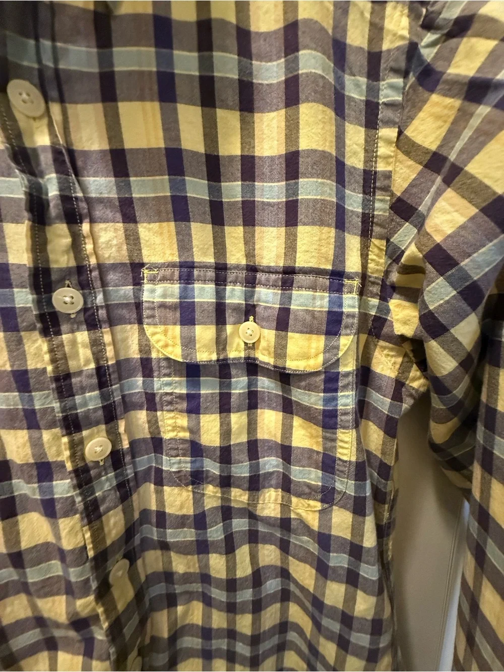 2 J.Crew Madras Plaid Shirts XS 100% Cotton Heritage Preppy Bundle